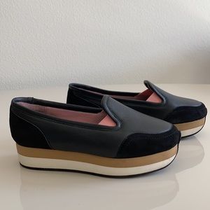 Sonia Rykiel Platform Black Slip-on sneakers.